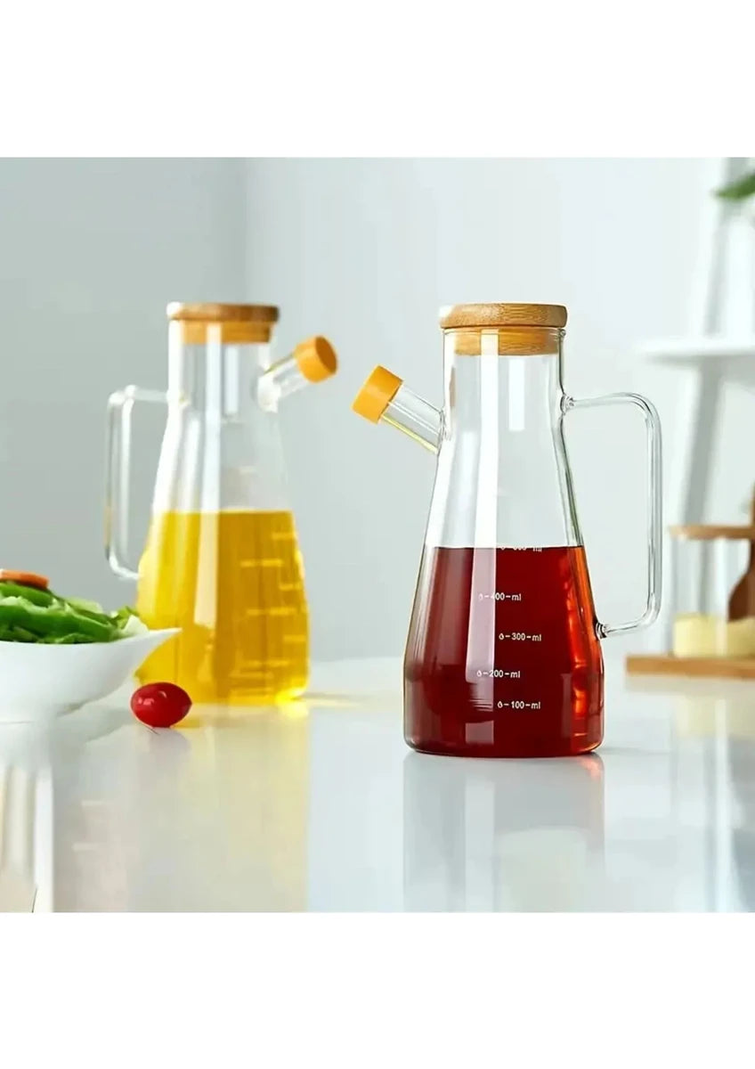 Cam Yağdanlık | 900ml Borosilikat Yağ Şişesi