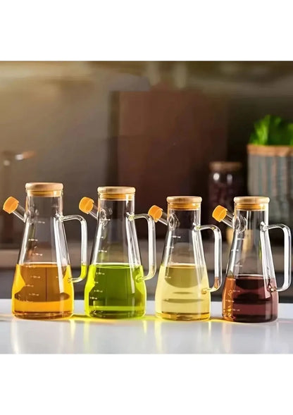 Cam Yağdanlık | 900ml Borosilikat Yağ Şişesi